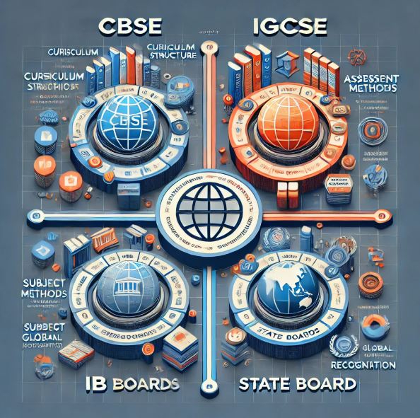 curriculum-structure-comparison-how-cbse,-igcse,-ib,-and-state-boards-differ-in-approach